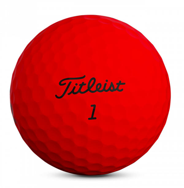 Docena Pelota Titleist TruFeel Matte Red - Imagen 2