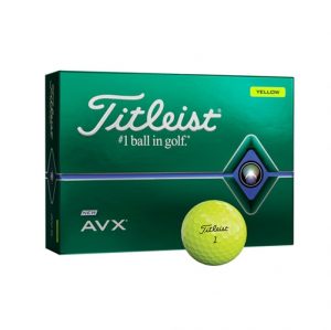 Docena Pelota Titleist AVX Yellow