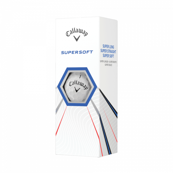 Tubo Pelota Callaway SuperSoft (3 Pelotas)