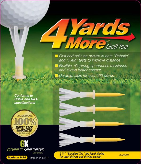 Tees Plastico 4 Yards 2 3/4 (4 unidades)