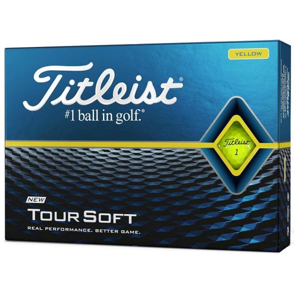 Docena Pelota Titleist Tour Soft Yellow