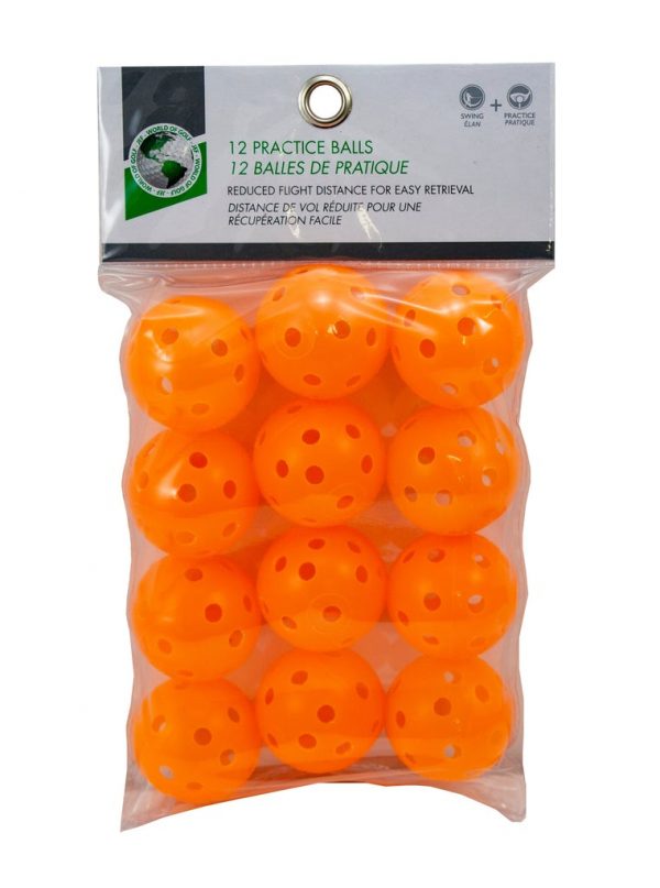 Practice Balls Orange (Plastico 12 unidades) - Imagen 2