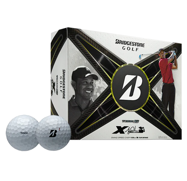 Docena Pelota Bridgestone Tour B-X  (Tiger Woods Edition)