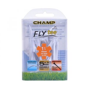 Tees Plasticos Champ Flytee White 1 3/4 (20 unidades)