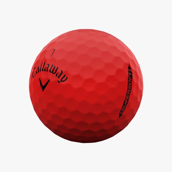Docena Pelota Callaway SuperSoft Red - Imagen 2