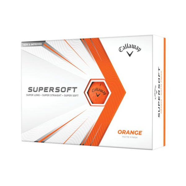 Docena Pelota Callaway SuperSoft Orange