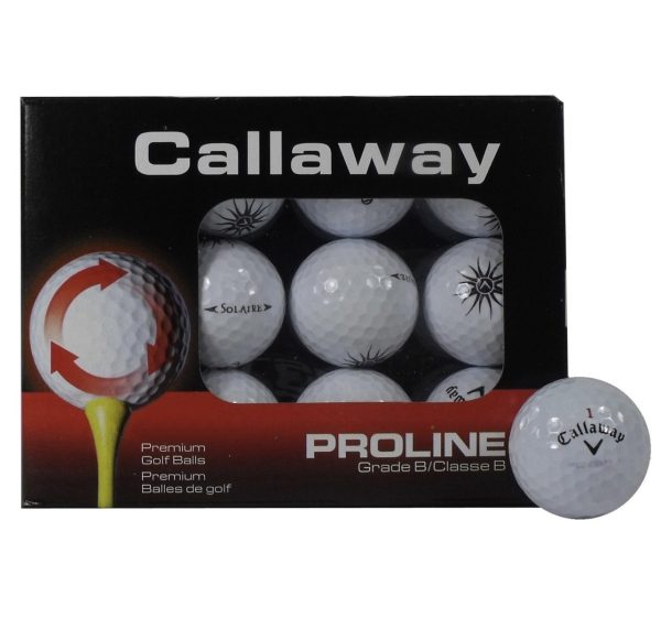 Docena Pelota ProLine Recicladas Callaway (Usadas)