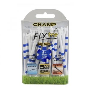 Tees Plasticos Champ Flytee My Hite WB 3 1/4 (25 unidades)