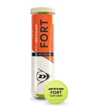 Tarro Pelotas Dunlop Fort Clay Court (4 unidades)