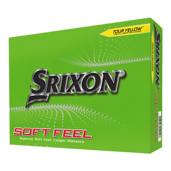 Docena Pelota Srixon Soft Feel Yellow