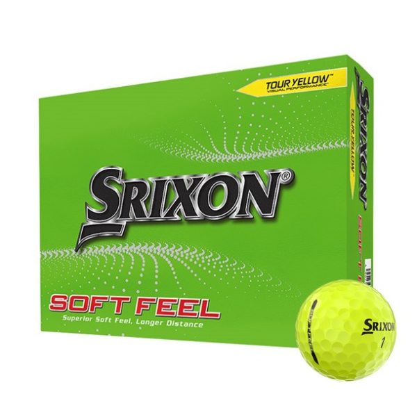 Docena Pelota Srixon Soft Feel Yellow