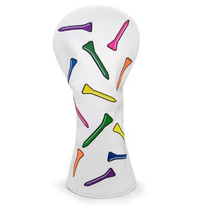 Driver Headcover Tees White