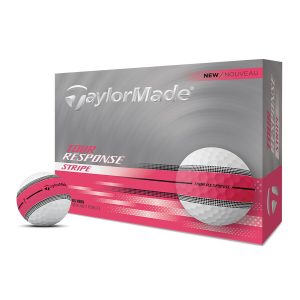 Docena Pelota TaylorMade Tour Response Stripe Pink