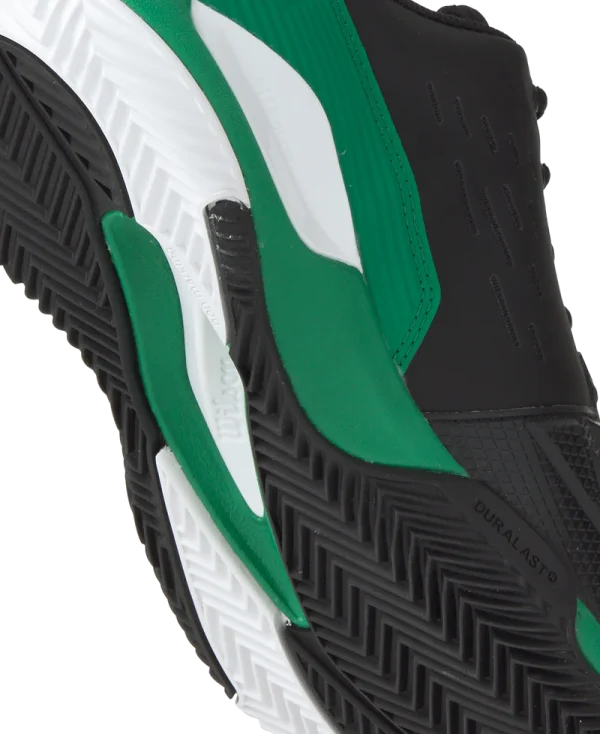Zapatilla Wilson Hombre Rush Pro Ace Clay Black/Bosp - Imagen 4