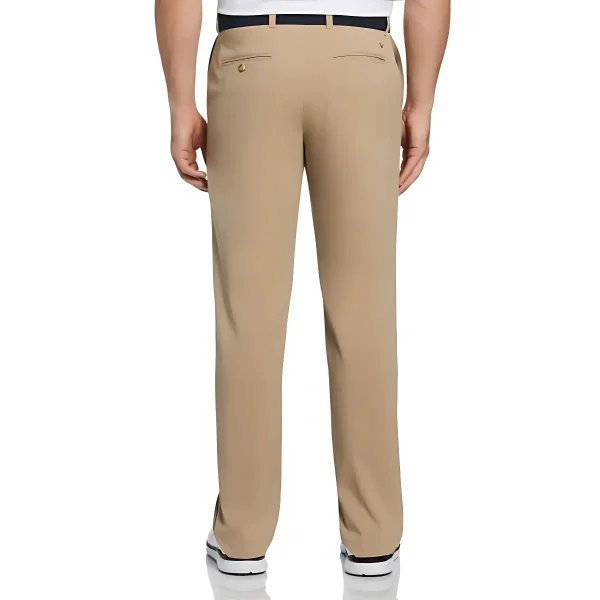 Pantalon Mens Callaway Stretch Solid Pant Beige - Imagen 2