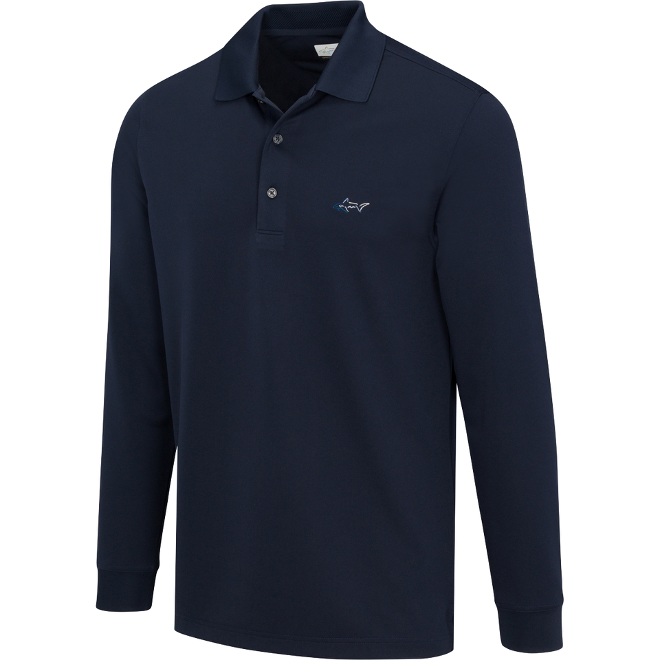 Polera manga larga Greg Norman H Azul Marino