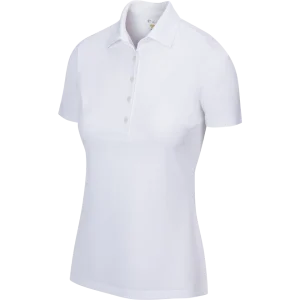 Polera Greg Norman Mujer Micro Polo Blanca