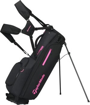 Bolsa TaylorMade FlexTech Stand Bag - Black/Neon Pink